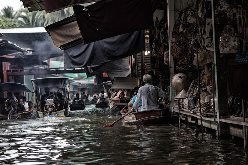 Floating Market on a Toxic Lake